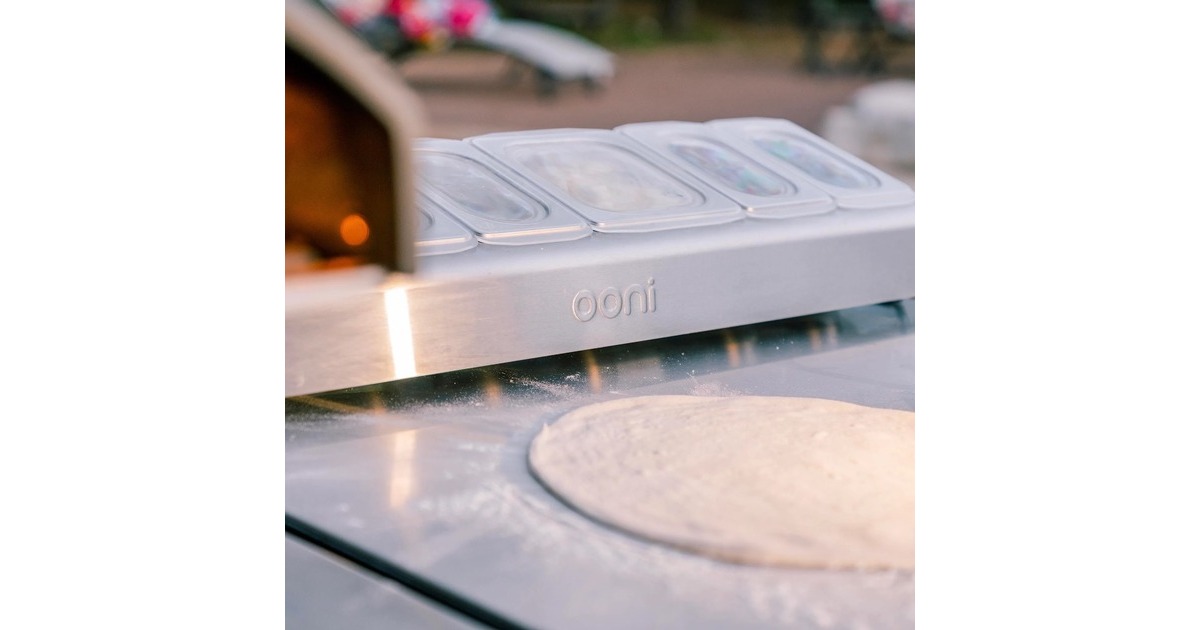 Ooni Pizzabelag Container mittelgroß 1,6 Liter, Schüssel(edelstahl, für Pizzabelag-Station)