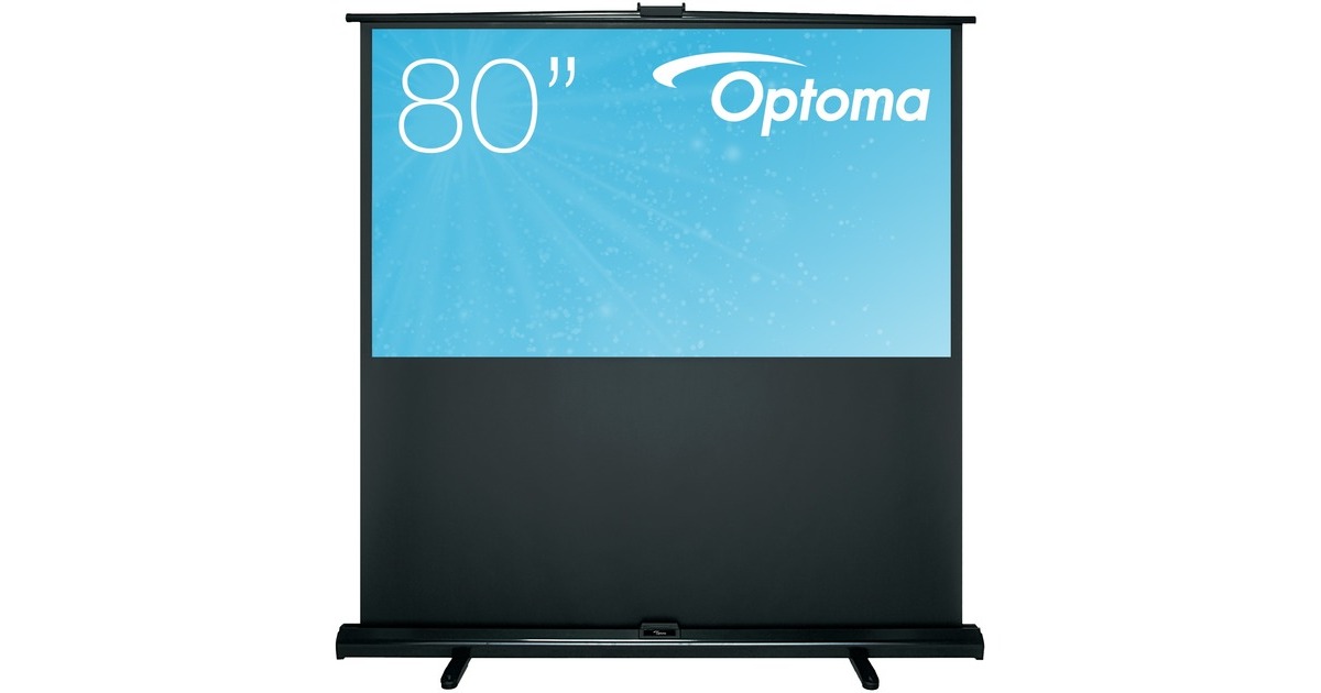 Optoma DP-9080MWL, Rolloleinwand(schwarz) Optoma DP-9080MWL, Rolloleinwand(schwarz)