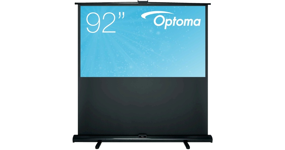 Optoma DP-9092MWL, Rolloleinwand(schwarz) Optoma DP-9092MWL, Rolloleinwand(schwarz)