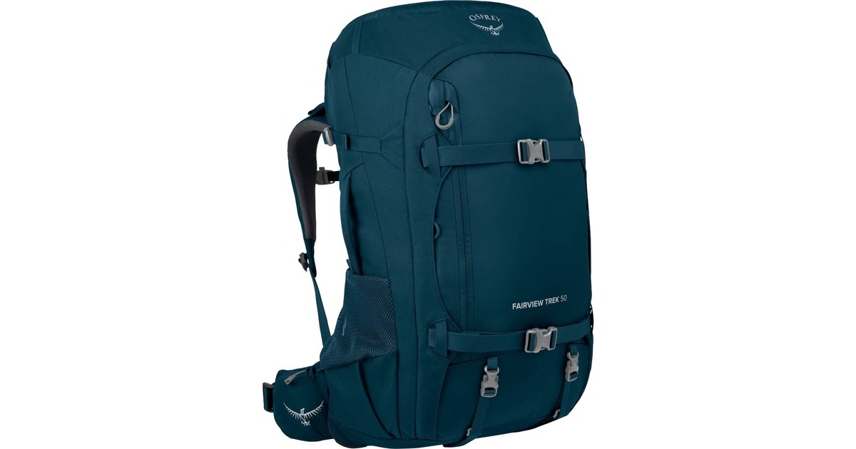 Osprey Fairview Trek Pack 50, Rucksack(blaugrün, 50 Liter)