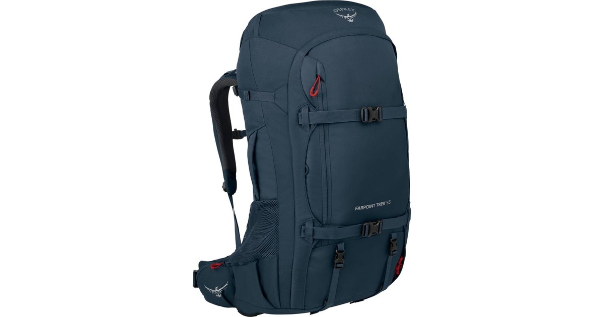 Osprey Farpoint Trek 55, Rucksack(dunkelblau, 55 Liter)