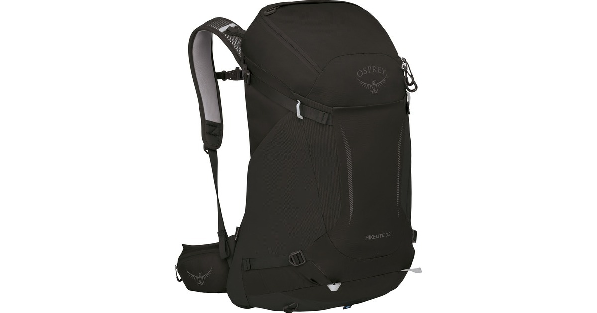Osprey Hikelite 32, Rucksack(schwarz, 30 Liter, Größe S/M)