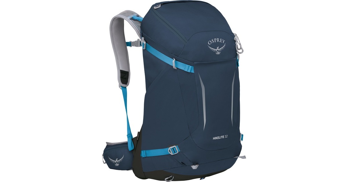Osprey Hikelite 32, Rucksack(blau, 30 Liter, Größe S/M)