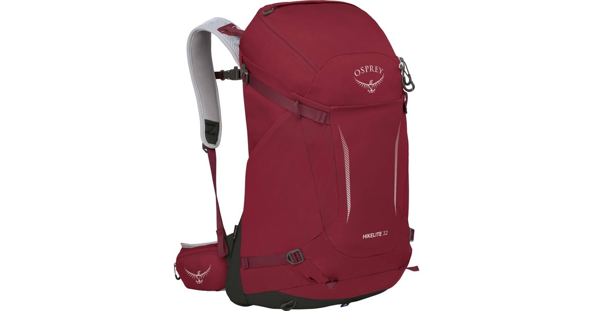 Osprey Hikelite 32, Rucksack(rot, 32 Liter, Größe M/L)