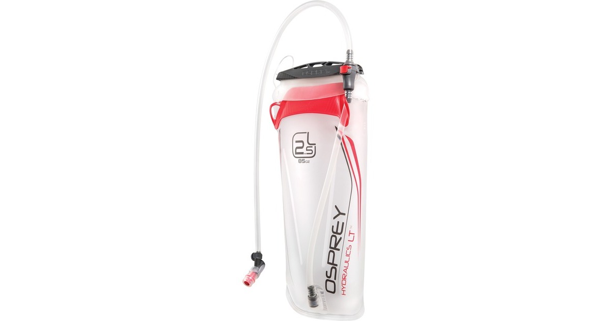 Osprey Hydraulics LT 2.5L Reservoir, Trinkflasche(weiß/rot)