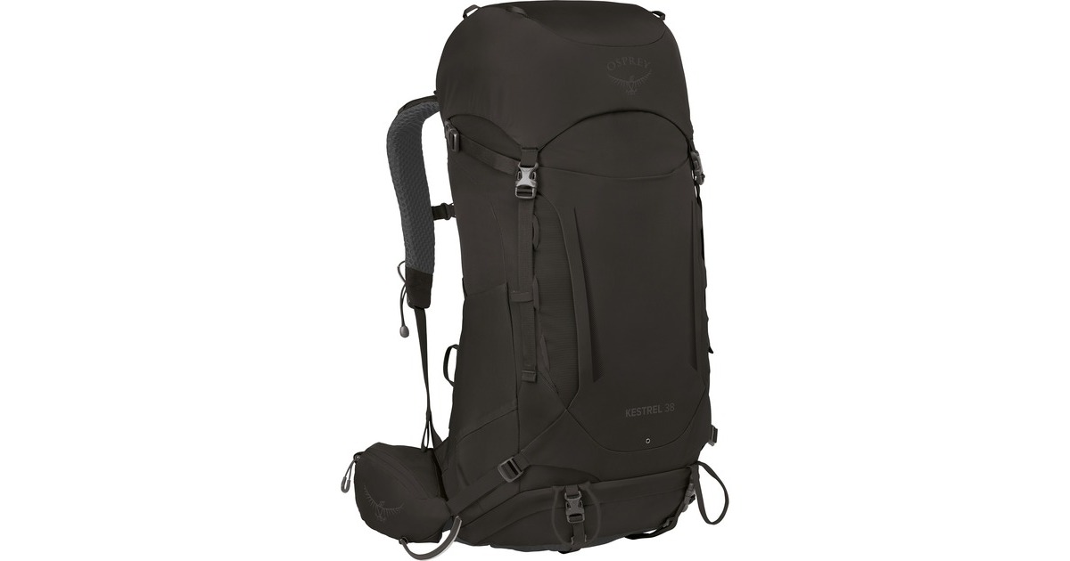 Osprey Kestrel 38, Rucksack(schwarz, 36 Liter, Größe S/M)