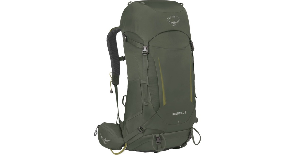 Osprey Kestrel 38, Rucksack(grün, 38 Liter, Größe L/XL)