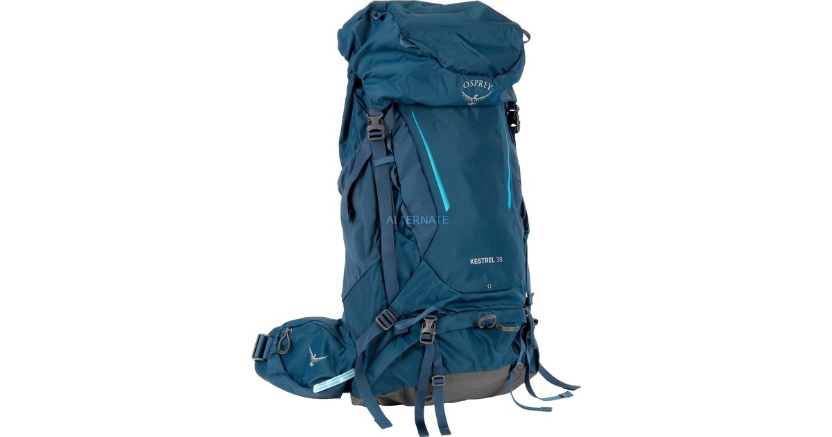Osprey Kestrel 38, Rucksack(blau, 36 Liter, Größe S/M)