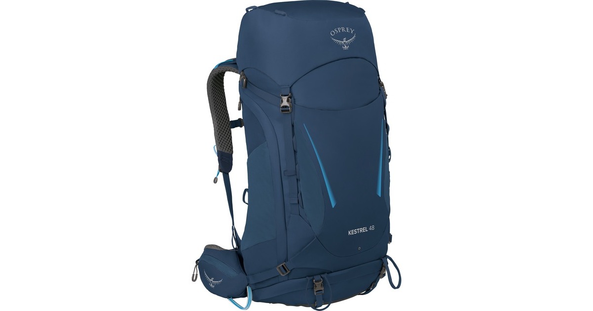 Osprey Kestrel 48, Rucksack(blau, 46 Liter, Größe S/M)