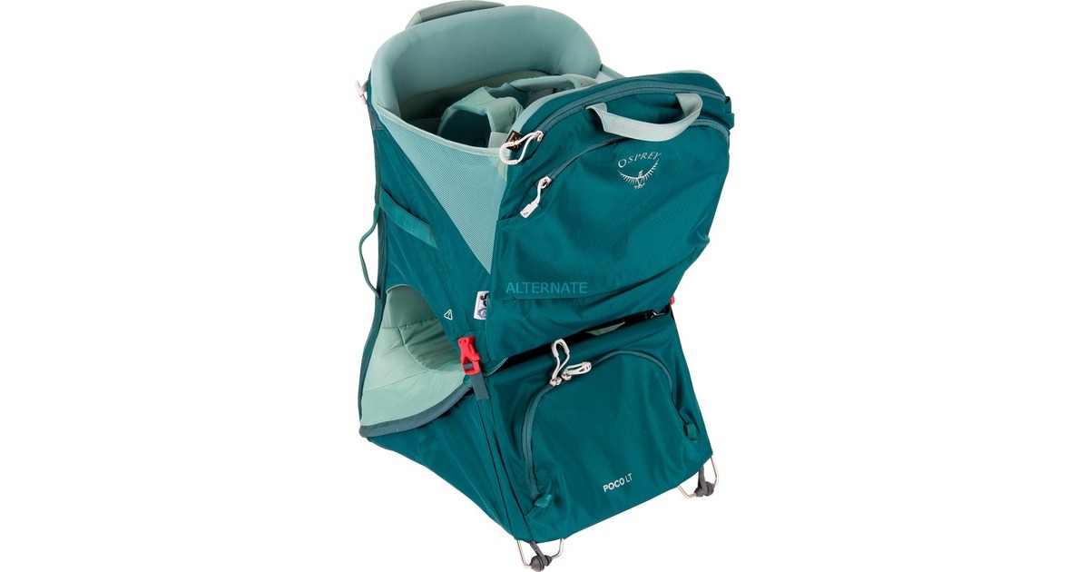 Osprey Poco LT, Rucksack(dunkelgrün, Kindertrage)