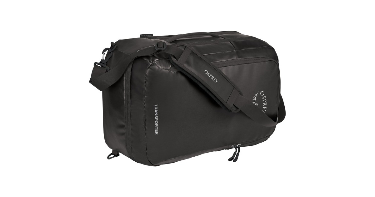 Osprey Transporter Carry-On Bag, Rucksack(schwarz, 44 Liter)