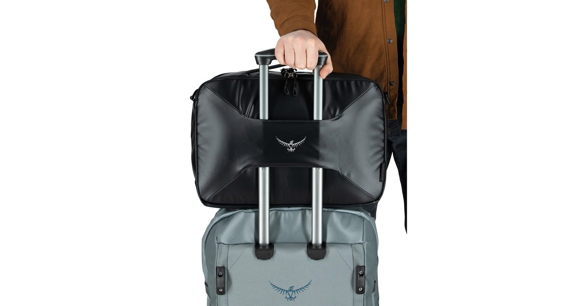 Osprey Transporter Carry-On Bag, Rucksack(schwarz, 44 Liter)