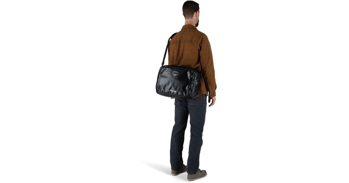 Osprey Transporter Carry-On Bag, Rucksack(schwarz, 44 Liter)