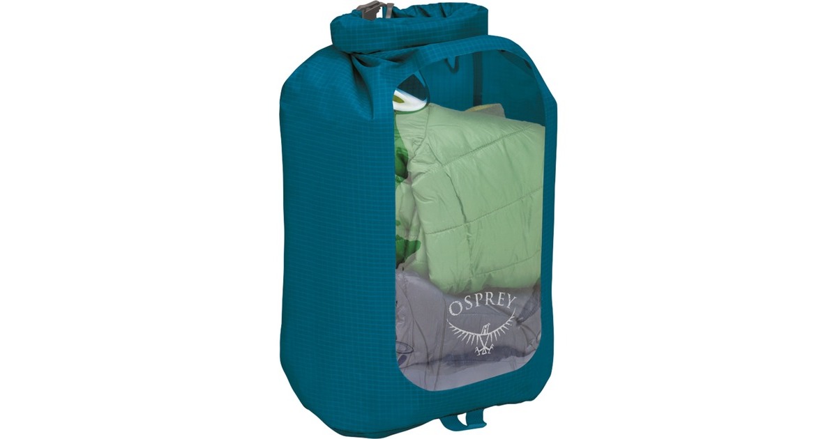 Osprey Ultralight Drysack 12 mit Sichtfenster, Packsack(blau)