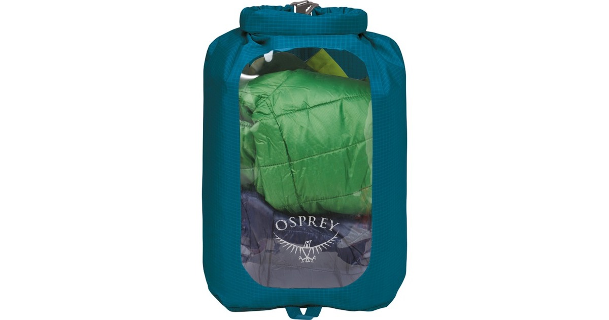 Osprey Ultralight Drysack 12 mit Sichtfenster, Packsack(blau)