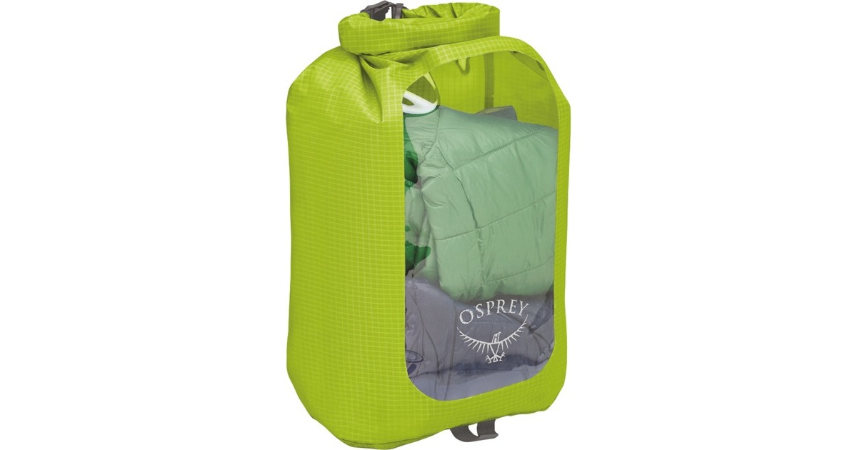 Osprey Ultralight Drysack 12 mit Sichtfenster, Packsack(grün)