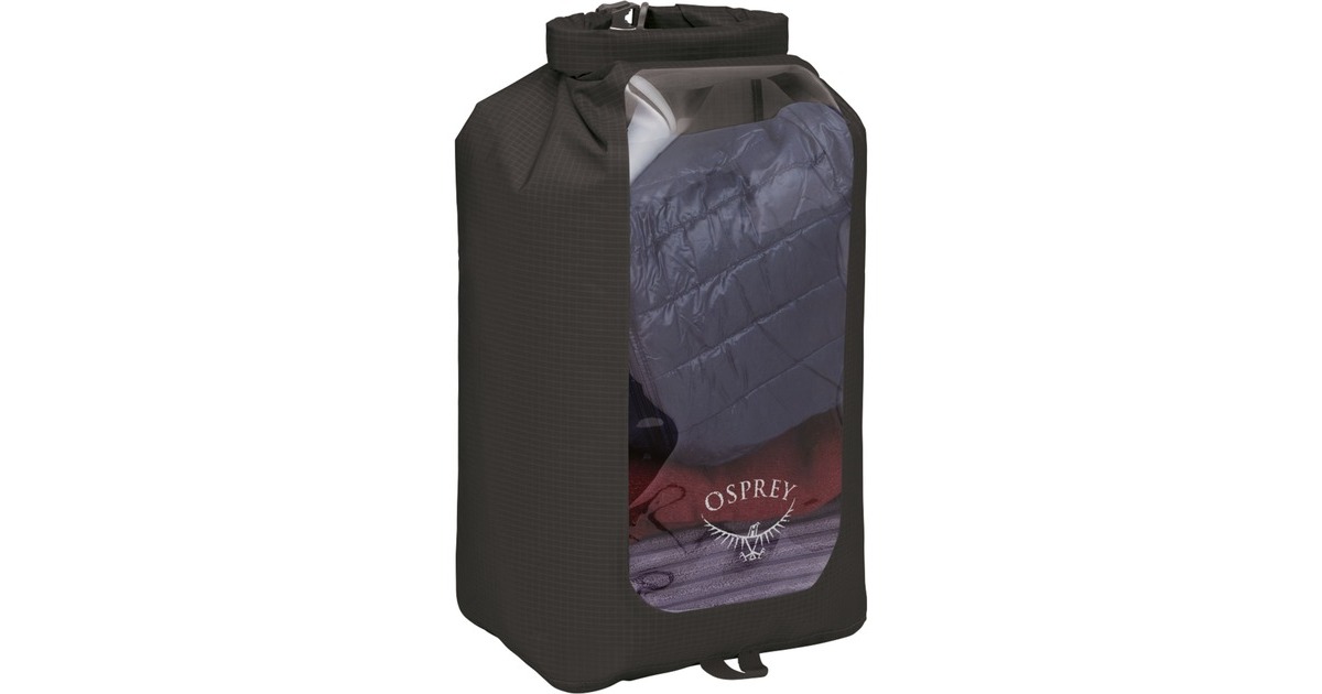 Osprey Ultralight Drysack 20 mit Sichtfenster, Packsack(schwarz)