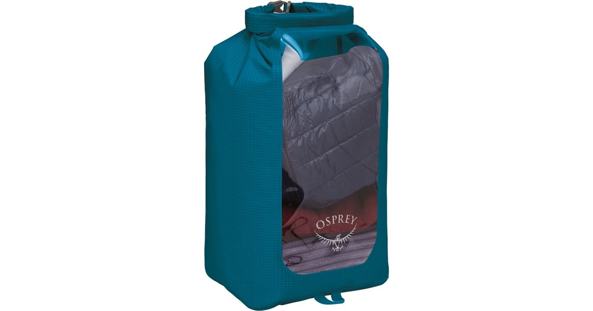 Osprey Ultralight Drysack 20 mit Sichtfenster, Packsack(blau)