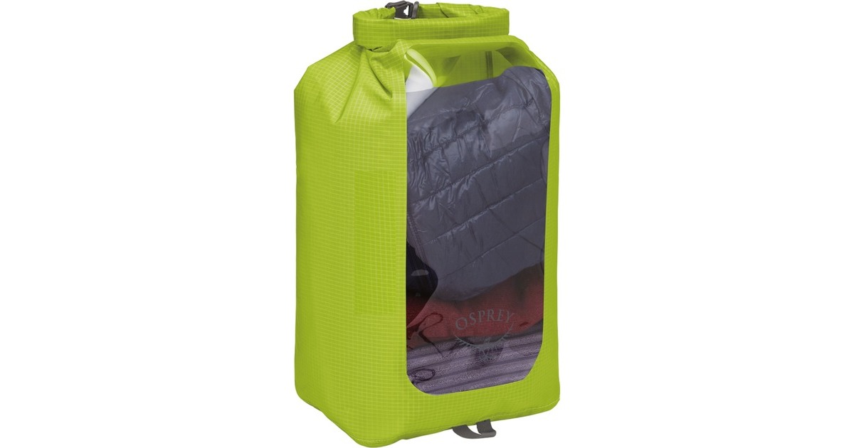 Osprey Ultralight Drysack 20 mit Sichtfenster, Packsack(grün)