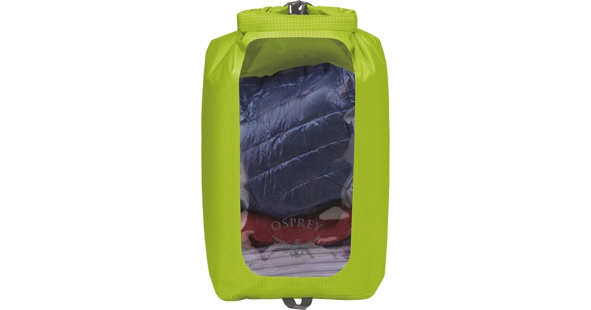 Osprey Ultralight Drysack 20 mit Sichtfenster, Packsack(grün)
