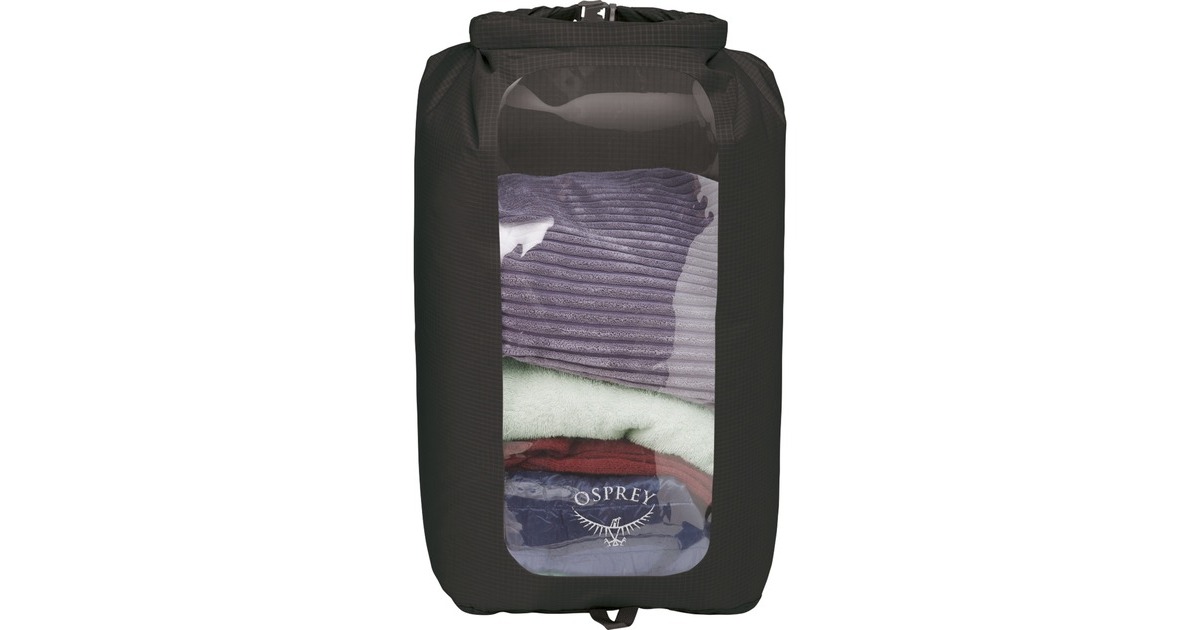 Osprey Ultralight Drysack 35 mit Sichtfenster, Packsack(schwarz)