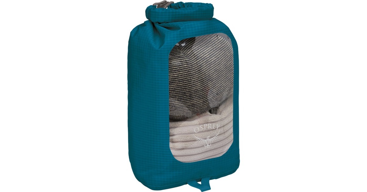 Osprey Ultralight Drysack 6 mit Sichtfenster, Packsack(blau)