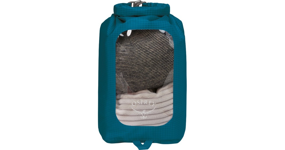 Osprey Ultralight Drysack 6 mit Sichtfenster, Packsack(blau)