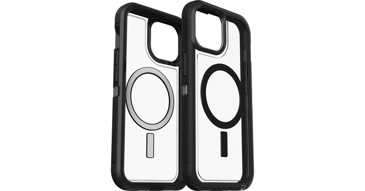 Otterbox Defender XT, Handyhülle(transparent/schwarz, iPhone 15, iPhone 14, iPhone 13)