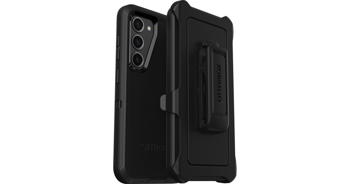 Otterbox Defender, Handyhülle(schwarz, Samsung Galaxy S23)