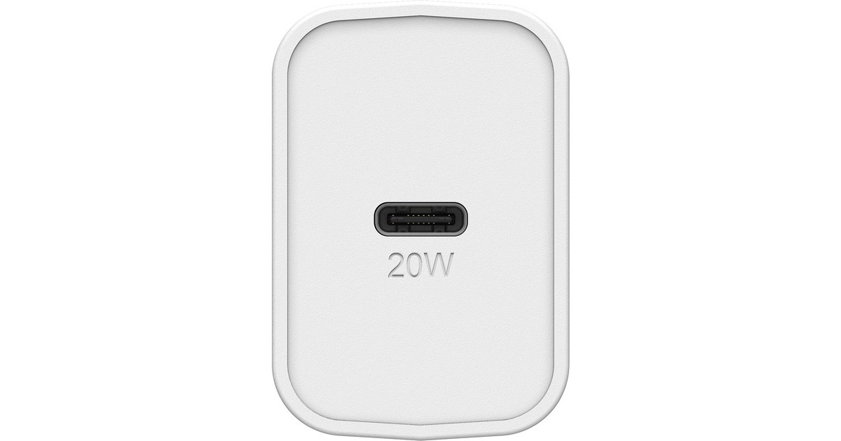Otterbox EU Wand-Schnelladegerät Premium-Fast Charge, 20W(weiß, USB Power Delivery 3.0, USB-C)