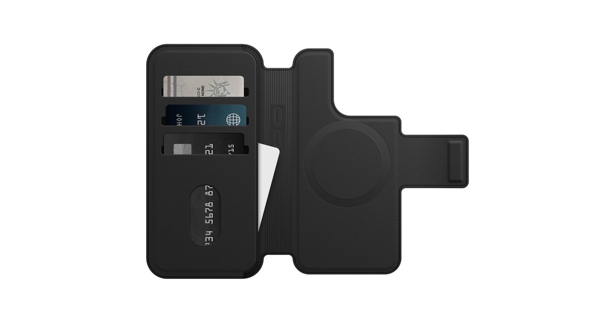 Otterbox Folio für MagSafe, Aufbewahrung(schwarz, iPhone 14 Pro)