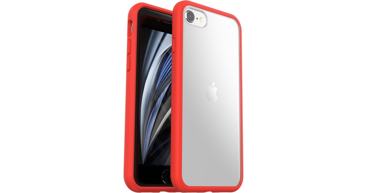 Otterbox React ProPack, Handyhülle(transparent/rot, iPhone SE (3./2.Generation), iPhone 8/7) Otterbox React ProPack, Handyhülle(transparent/rot, iPhone SE (3./2.Generation), iPhone 8/7)