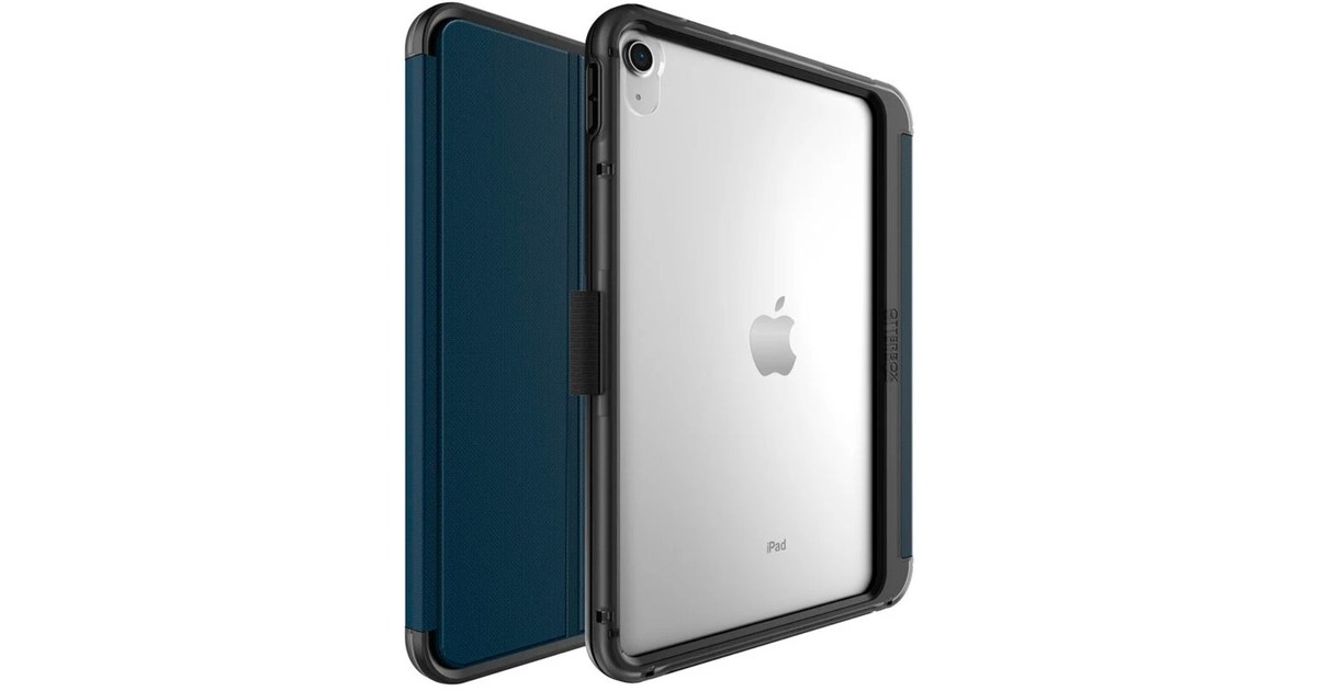 Otterbox Symmetry Folio, Tablethülle(transparent/blau, iPad (10. Gen))
