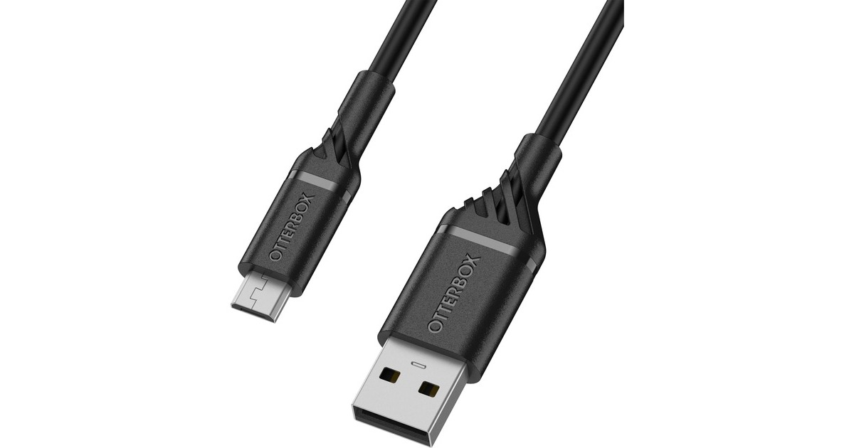 Micro-USB Stecker(schwarz, 2 Meter)