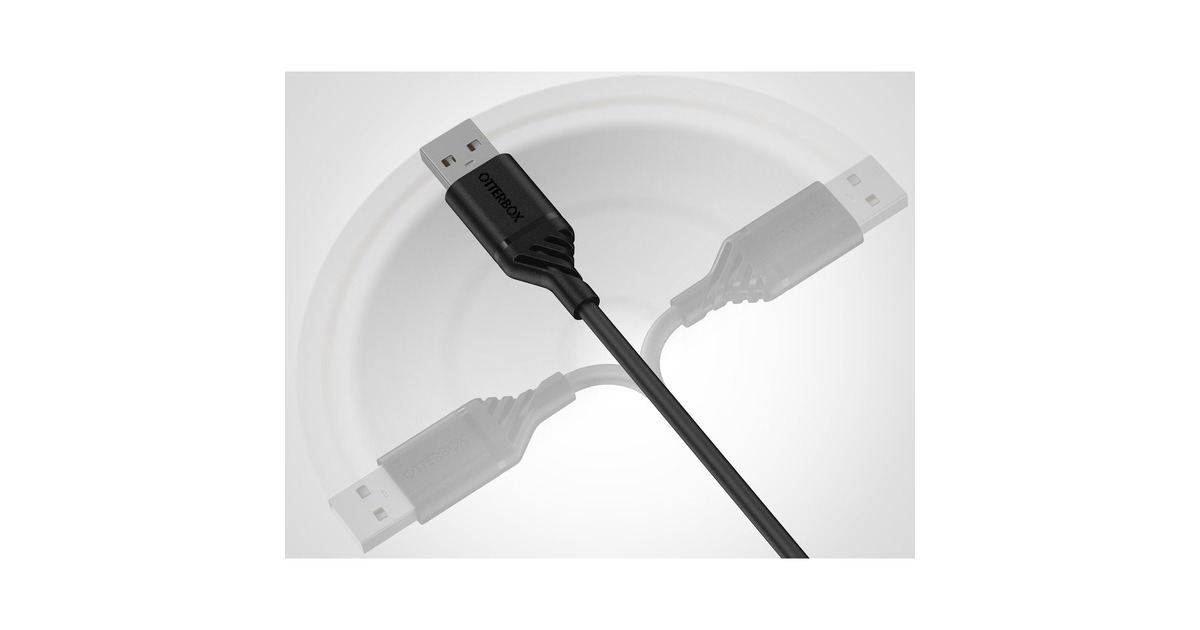 Micro-USB + USB-C + Lightning Stecker(schwarz, 1 Meter)