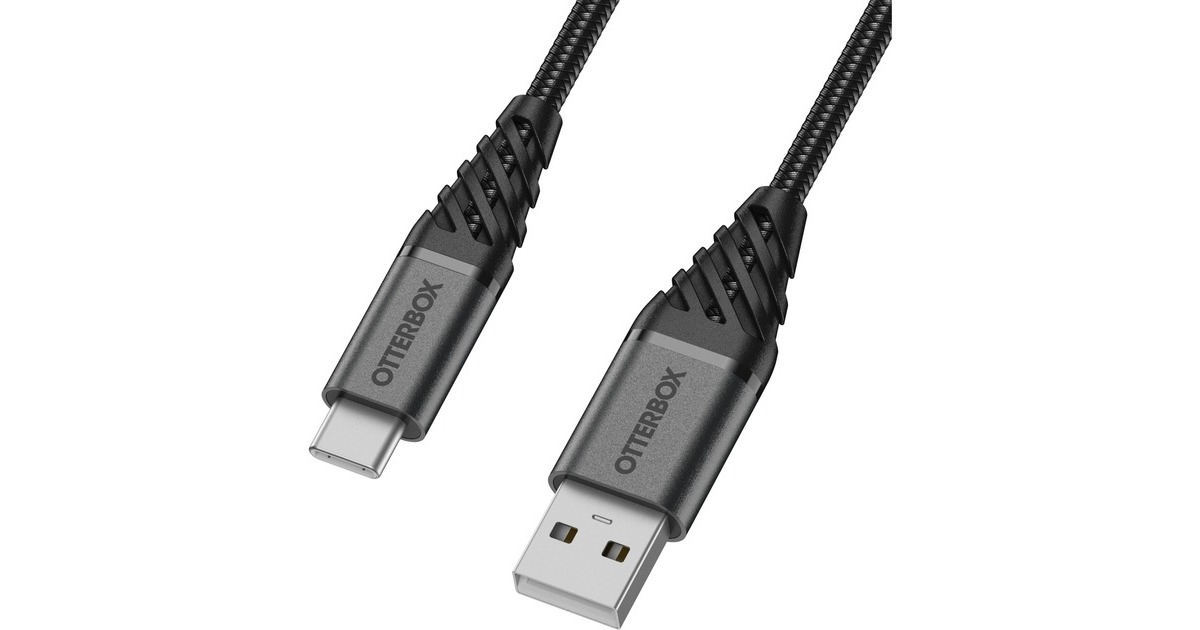USB-C Stecker(schwarz, 1 Meter, PD, gesleevt)