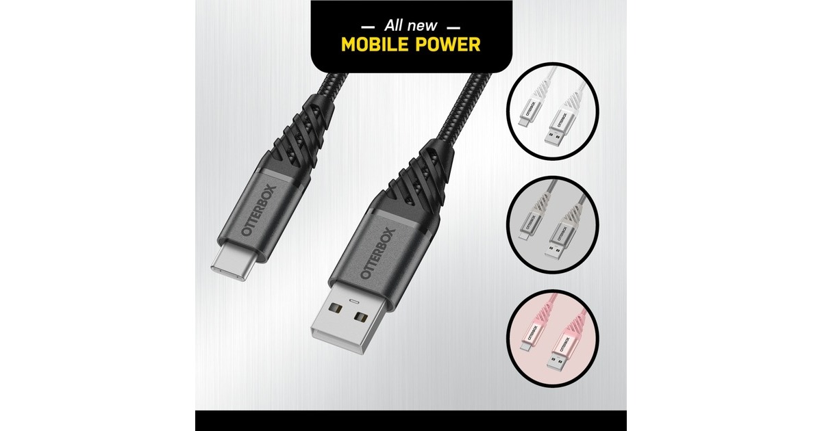 USB-C Stecker(schwarz, 3 Meter, PD, gesleevt)