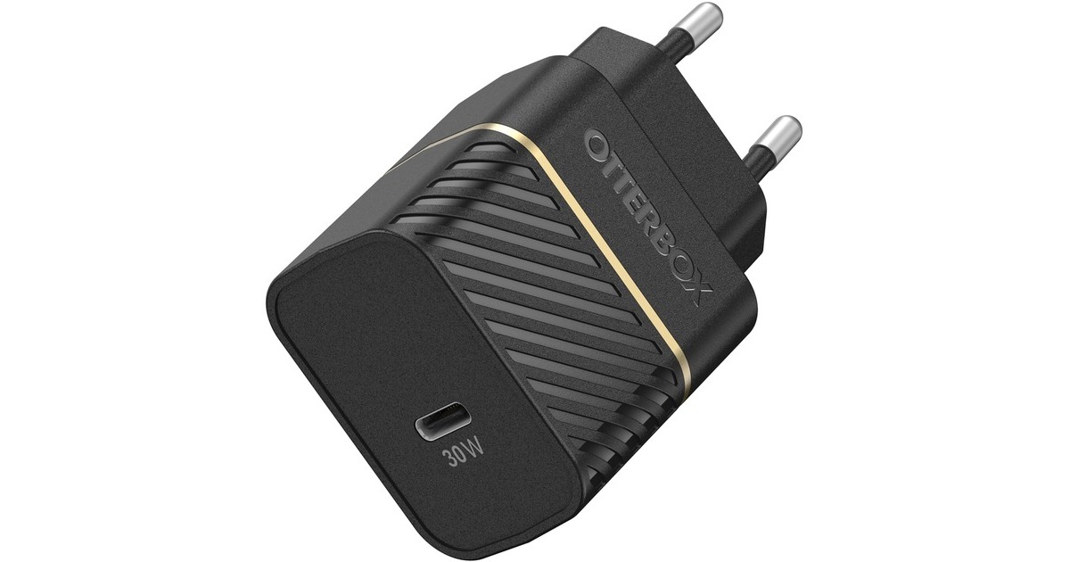 Otterbox USB-C Wand-Schnellladegerät 30W Black Schimmer(schwarz, USB Power Delivery)