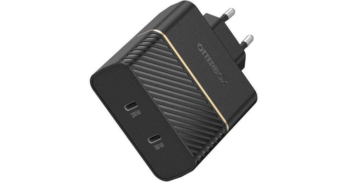 Otterbox USB-C Wand-Schnellladegerät, 50W Combined(schwarz)