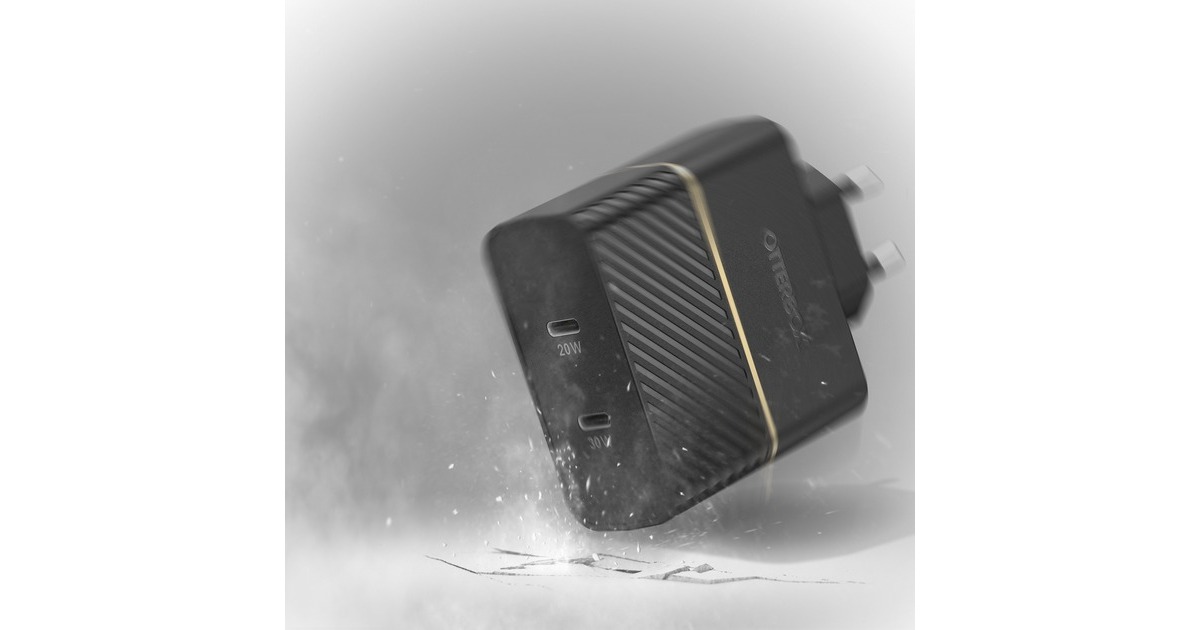 Otterbox USB-C Wand-Schnellladegerät, 50W Combined(schwarz)