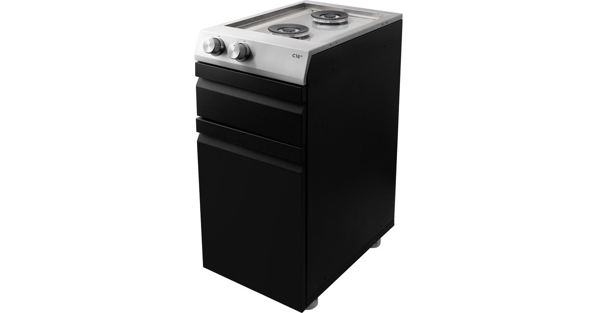 Otto Wilde Grillers C16 Modul mit Kochfeld, 1 Schublade + 1 Tür, Gaskocher(schwarz/edelstahl, für G32 Connected, G32 Smart)
