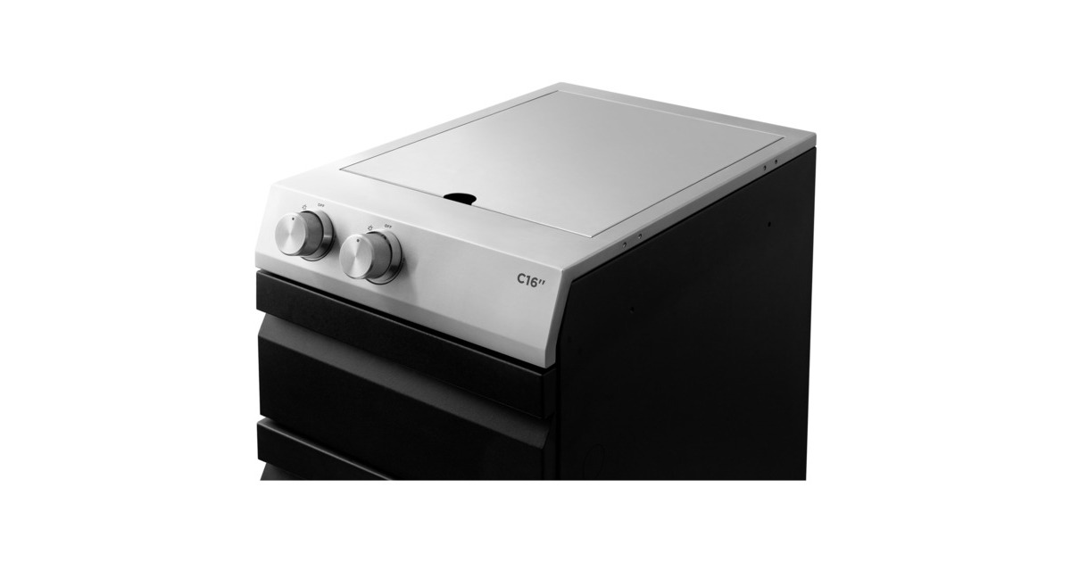 Otto Wilde Grillers C16 Modul mit Kochfeld, 1 Schublade + 1 Tür, Gaskocher(schwarz/edelstahl, für G32 Connected, G32 Smart)