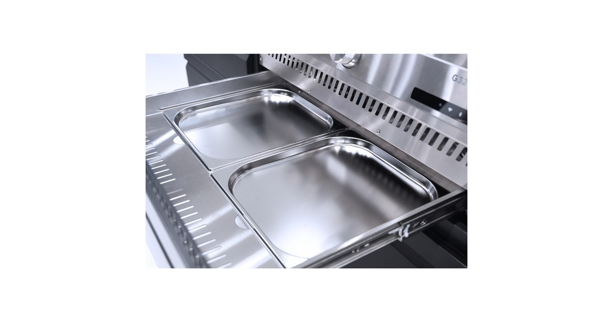 Otto Wilde Grillers Gasgrill G32 Connected, 2 Türen(schwarz/edelstahl, mit Heckbrenner)