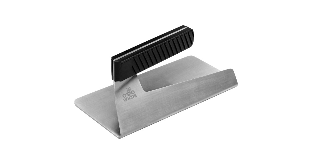 Otto Wilde Grillers Grillgewicht 420112, Presse(edelstahl/schwarz, für Gasgrill G32 Smart / Connected, C16 Kochfeld mit Plancha)