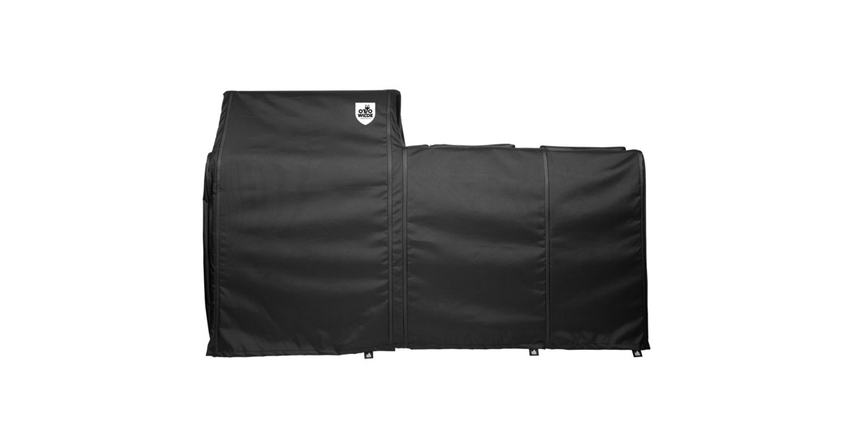 Otto Wilde Grillers Wetterschutz Überwurf für 32" Modul (inkl. Seitenwände), Schutzhaube(schwarz)