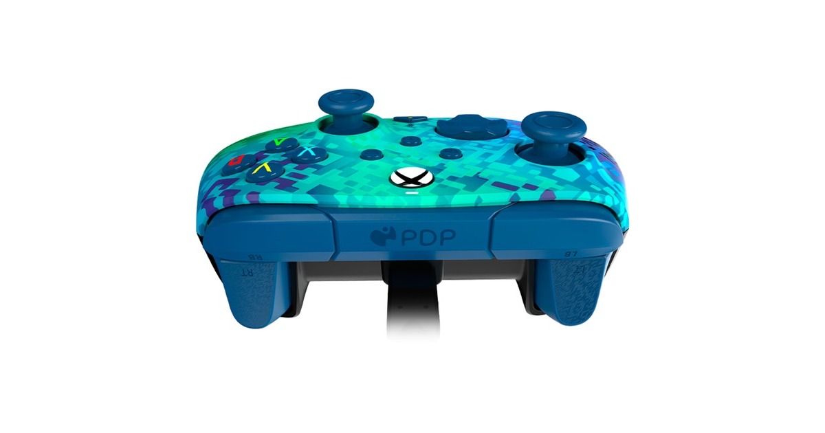 PDP Rematch Advanced Wired Controller - Glitch Green, Gamepad(grün/lila, für Xbox Series X|S, Xbox One, PC)
