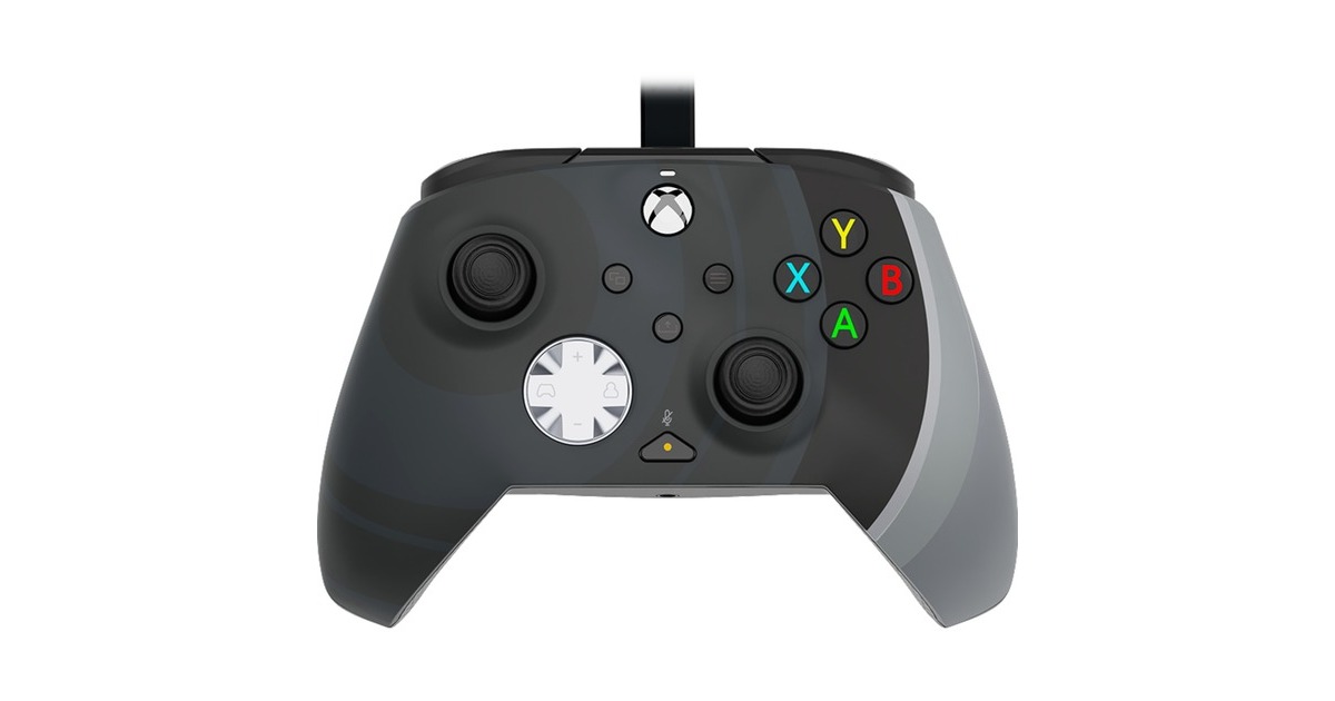 PDP Rematch Advanced Wired Controller - Radial Black, Gamepad(schwarz/grau, für Xbox Series X|S, Xbox One, PC)
