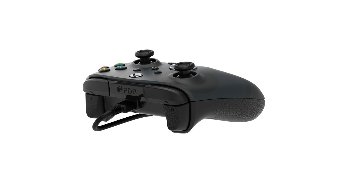 PDP Rematch Advanced Wired Controller - Radial Black, Gamepad(schwarz/grau, für Xbox Series X|S, Xbox One, PC)