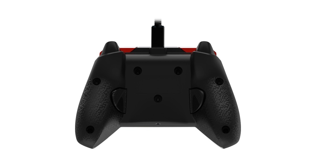 PDP Rematch Advanced Wired Controller - Radial White, Gamepad(grau/rot, für Xbox Series X|S, Xbox One, PC)
