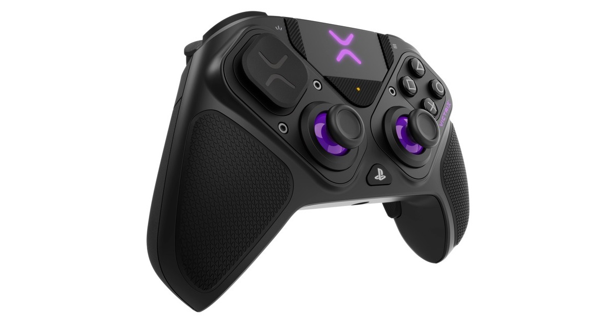 PDP Victrix Pro BFG Wireless Controller, Gamepad(schwarz/lila)